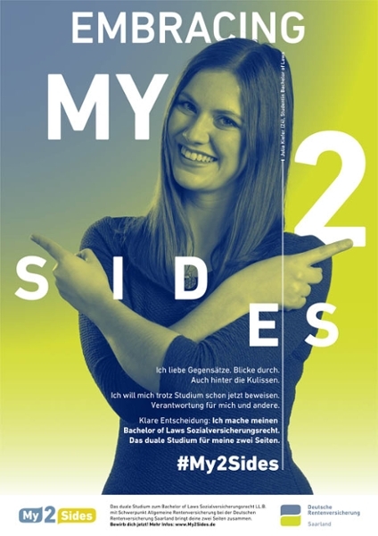 Julia Kiefer, Studentin Bachelor of Laws DRV Saarland Julia Kiefer, Studentin Bachelor of Laws DRV Saarland