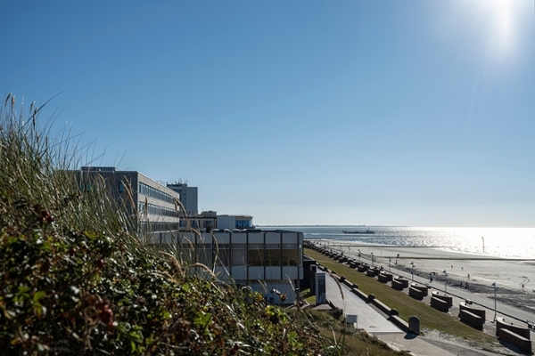 Außenansicht der Klinik Norderney