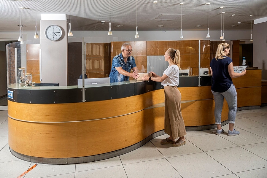 Rezeption der Klinik Norderney Rezeption der Klinik Norderney