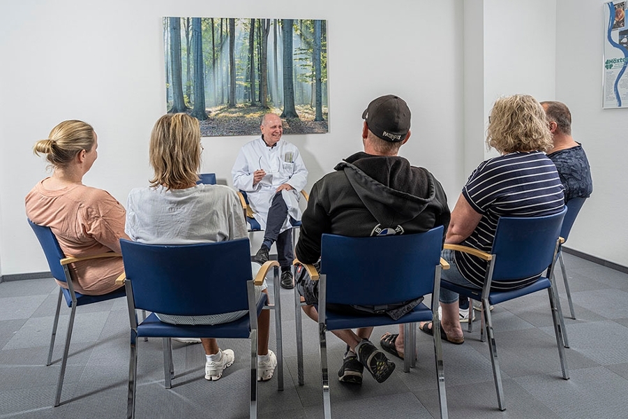 Gruppengespräche in der Klinik Rosenberg Gruppengespräche in der Klinik Rosenberg