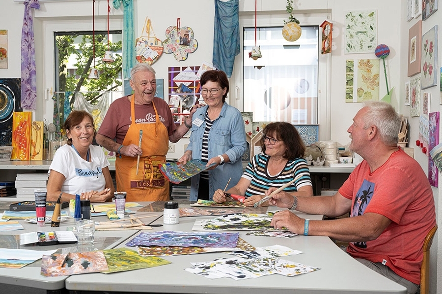 Kreativwerkstatt der Klinik Rosenberg Kreativwerkstatt der Klinik Rosenberg