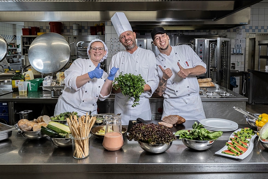 Das Küchenteam der Klinik Münsterland Das Küchenteam der Klinik Münsterland