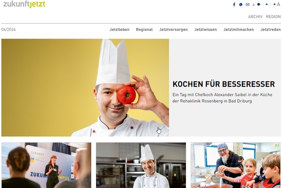 Titelseite Zukunft Jetzt Titelseite Zukunft Jetzt