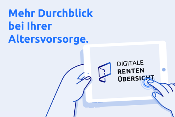 Blaue Schrift auf grauen Grund und Grafik Tablet mit zwei Händen, die es bedienen Blaue Schrift auf grauen Grund und Grafik Tablet mit zwei Händen, die es bedienen