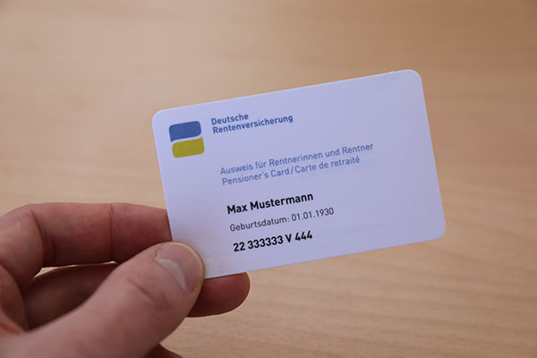 Drv Rentenausweis Ihr Rentenausweis
